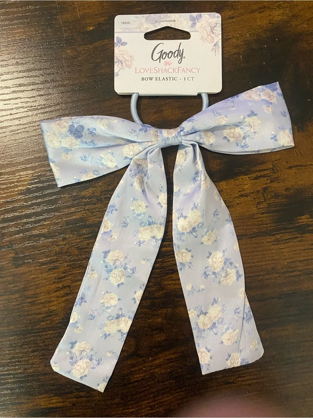 🩵 Blue Floral LoveShackFancy Coquette Girl Hair Bow by Goody 🩵
